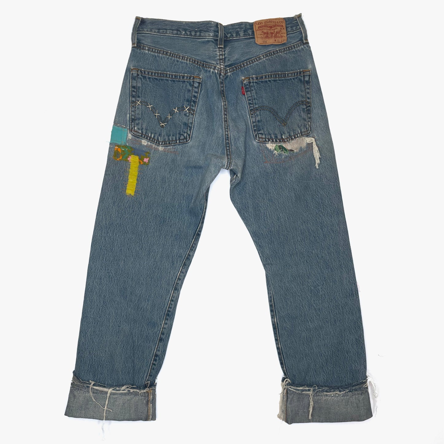 B-550 Patched 501 Jeans