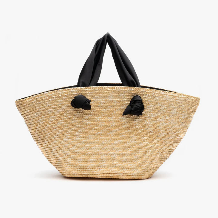 Carlotta Tote with Black Satin Bow