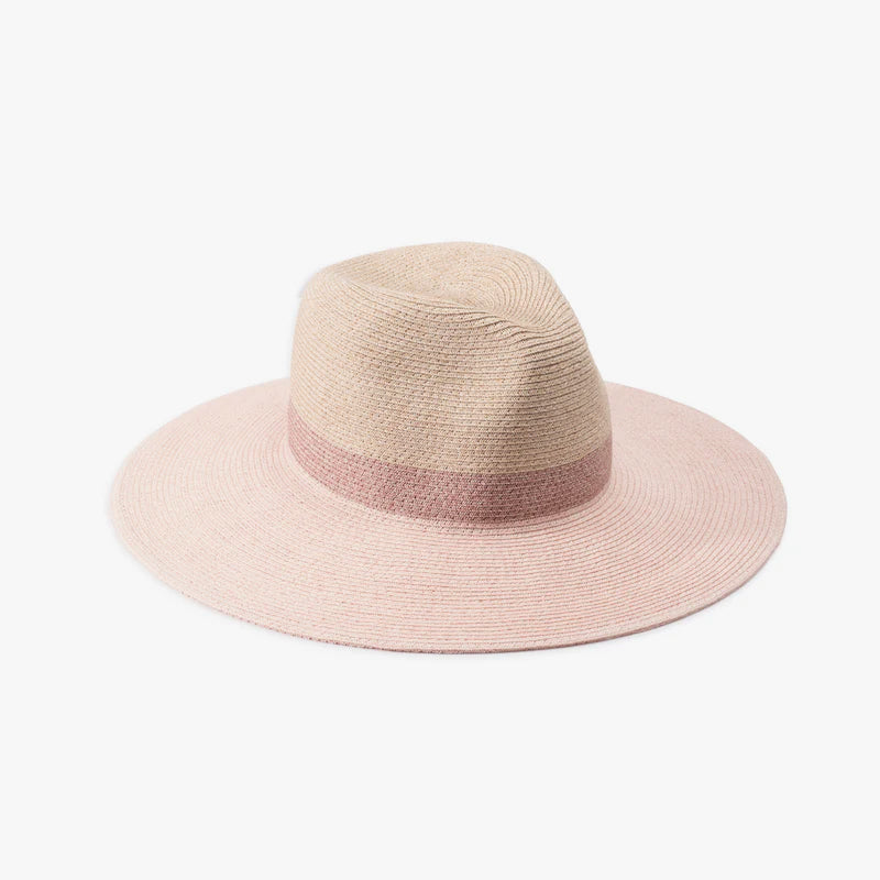 Emmanuelle Fedora Hat - Pale Pink