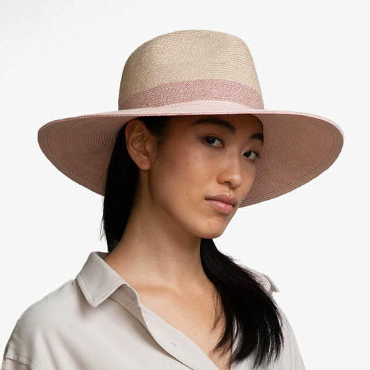 Emmanuelle Fedora Hat - Pale Pink