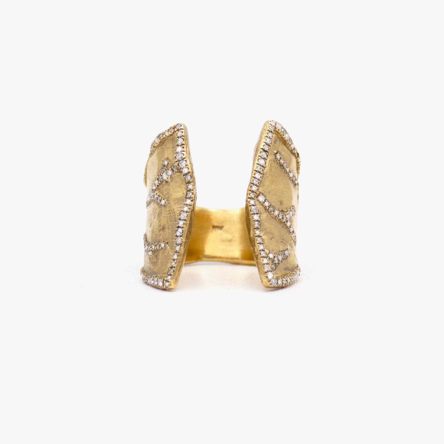 10K Gold Open Cuff Ring