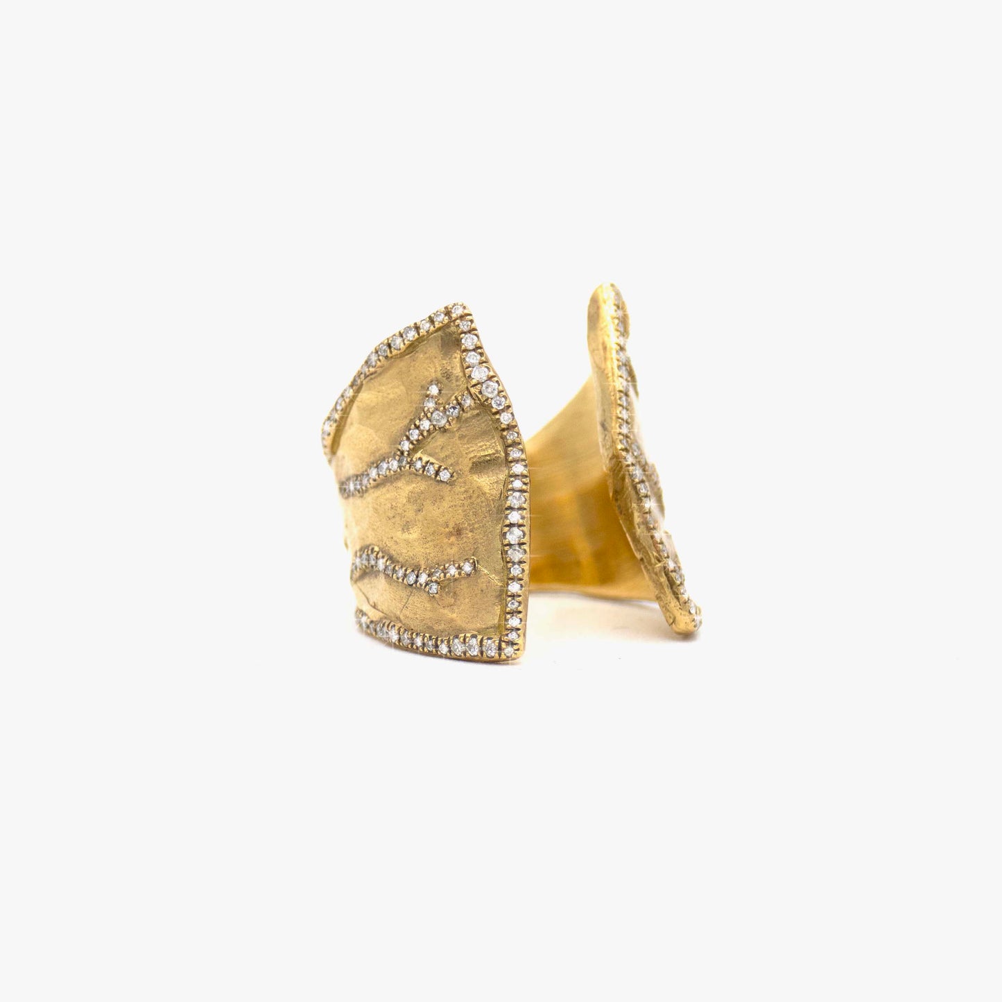 10K Gold Open Cuff Ring