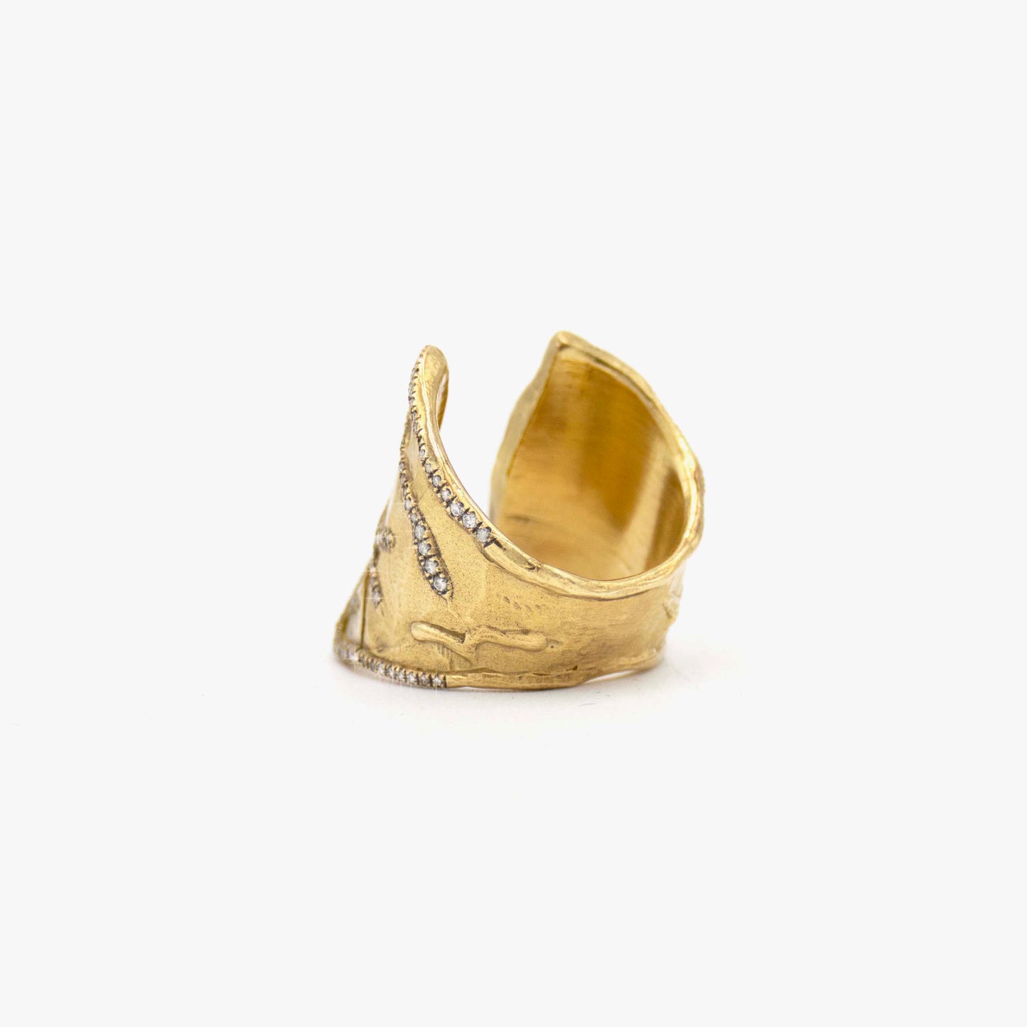 10K Gold Open Cuff Ring