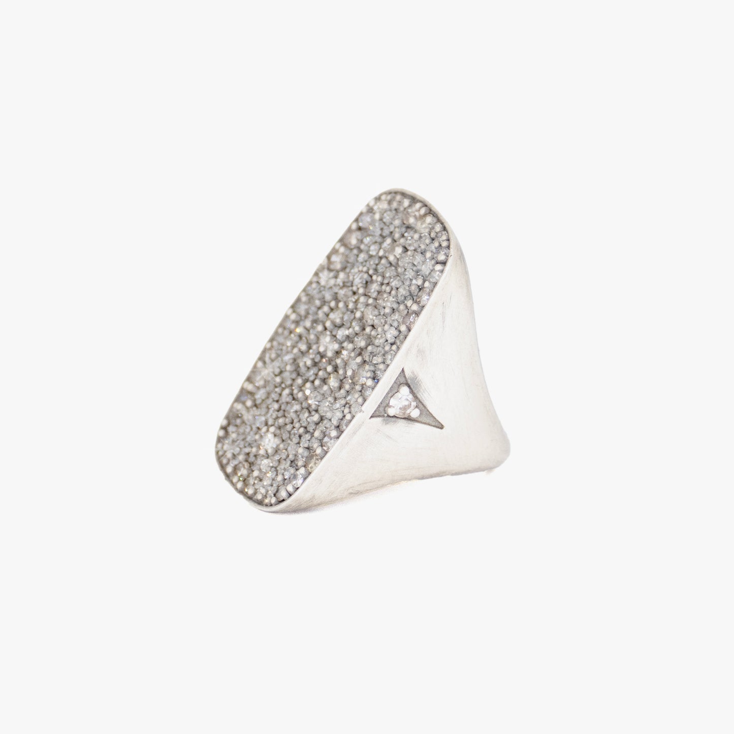 Pave Diamond Signet Ring