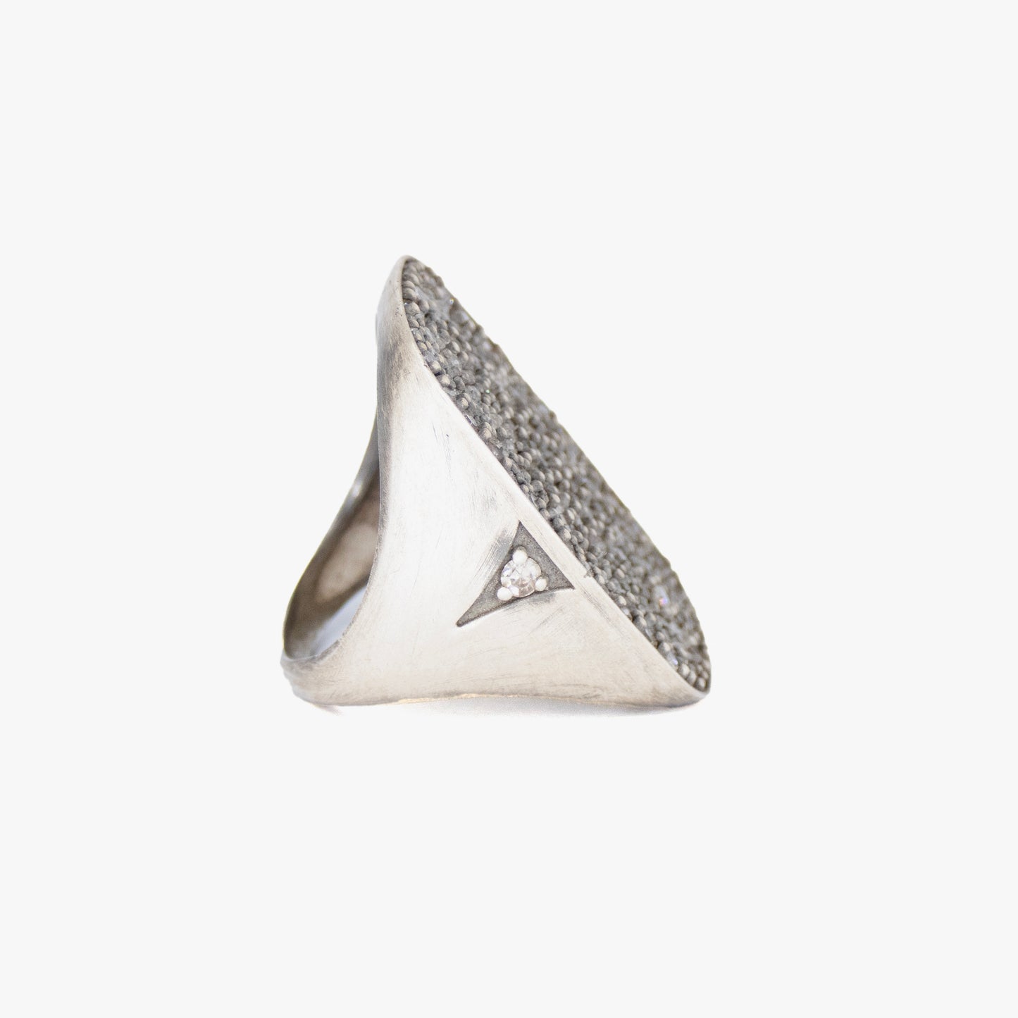 Pave Diamond Signet Ring