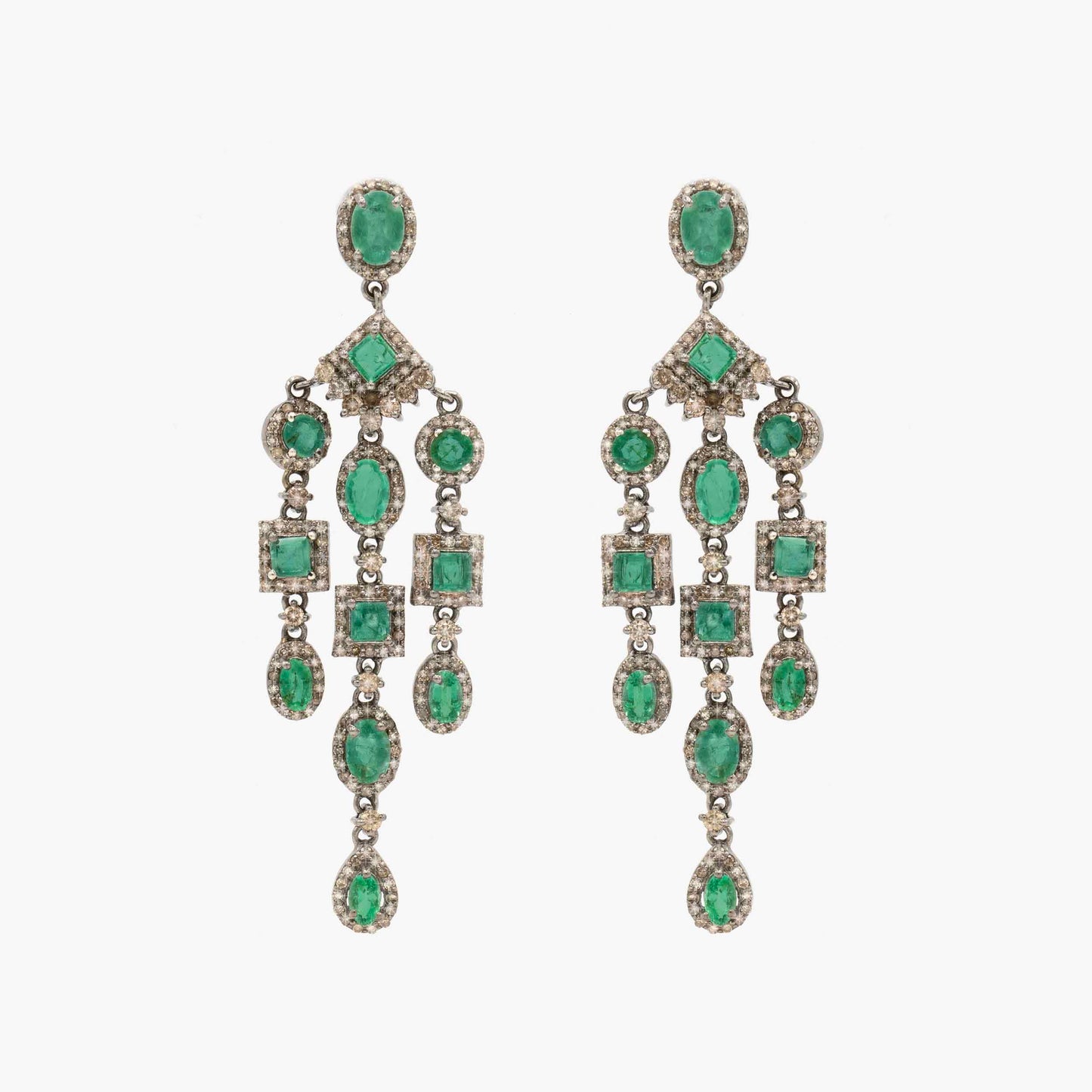 Irit Design Emerald Chandelier Earrings