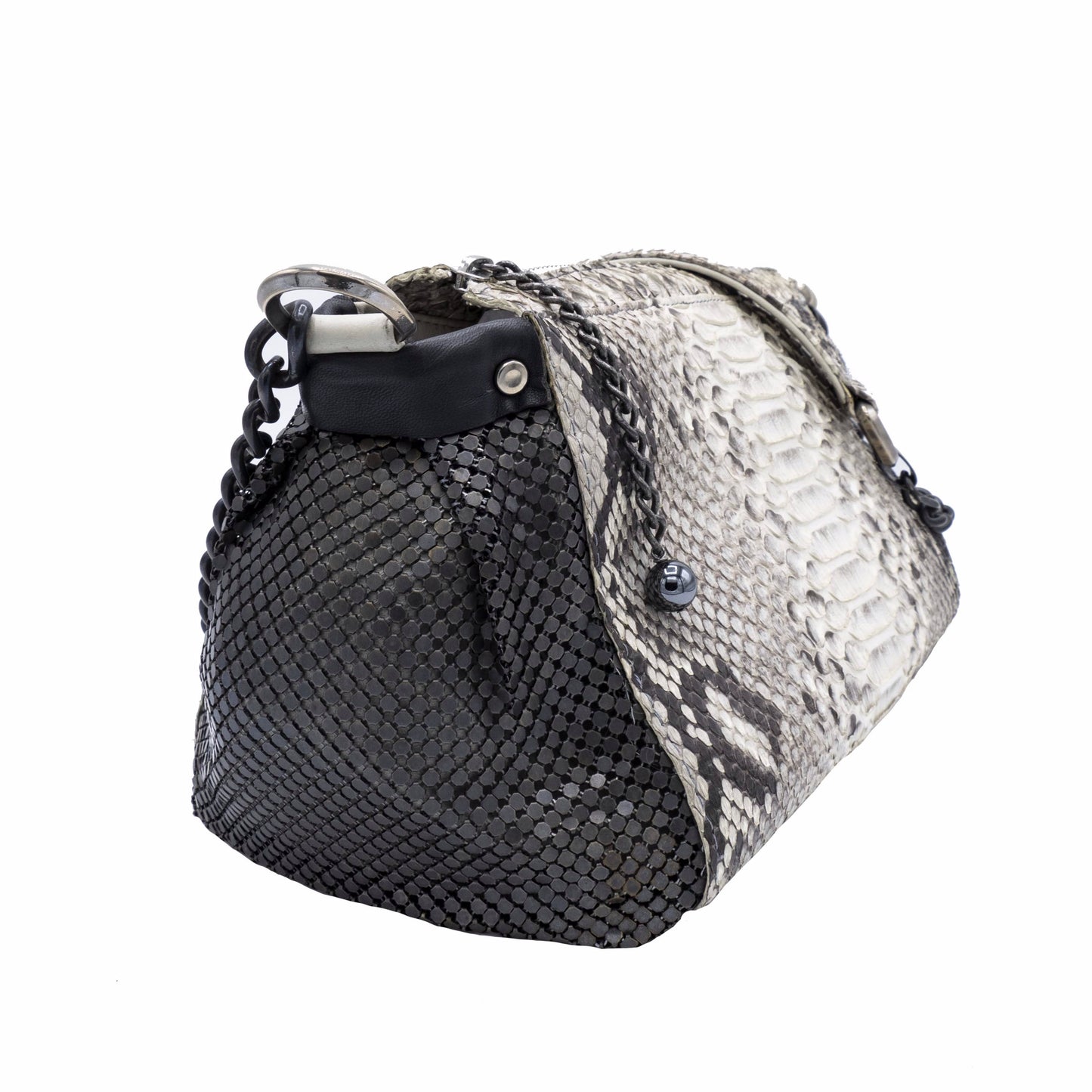 Taupe Snakeskin Bag